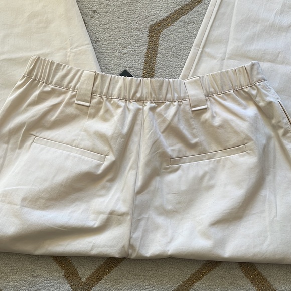 Mango ecru slouchy pleated pants, US size 11. - Picture 5 of 5